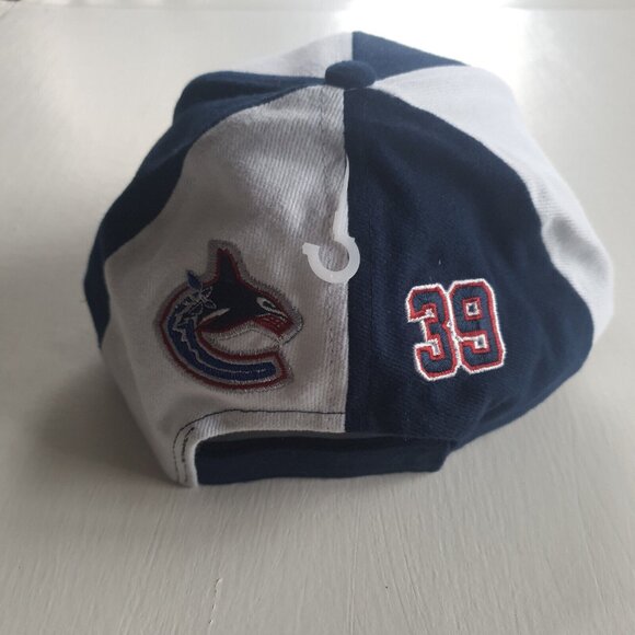 Vintage Dan CLOUTIER 39 VANCOUVER CANUCKS Strapback Pinwheel - Picture 5 of 8